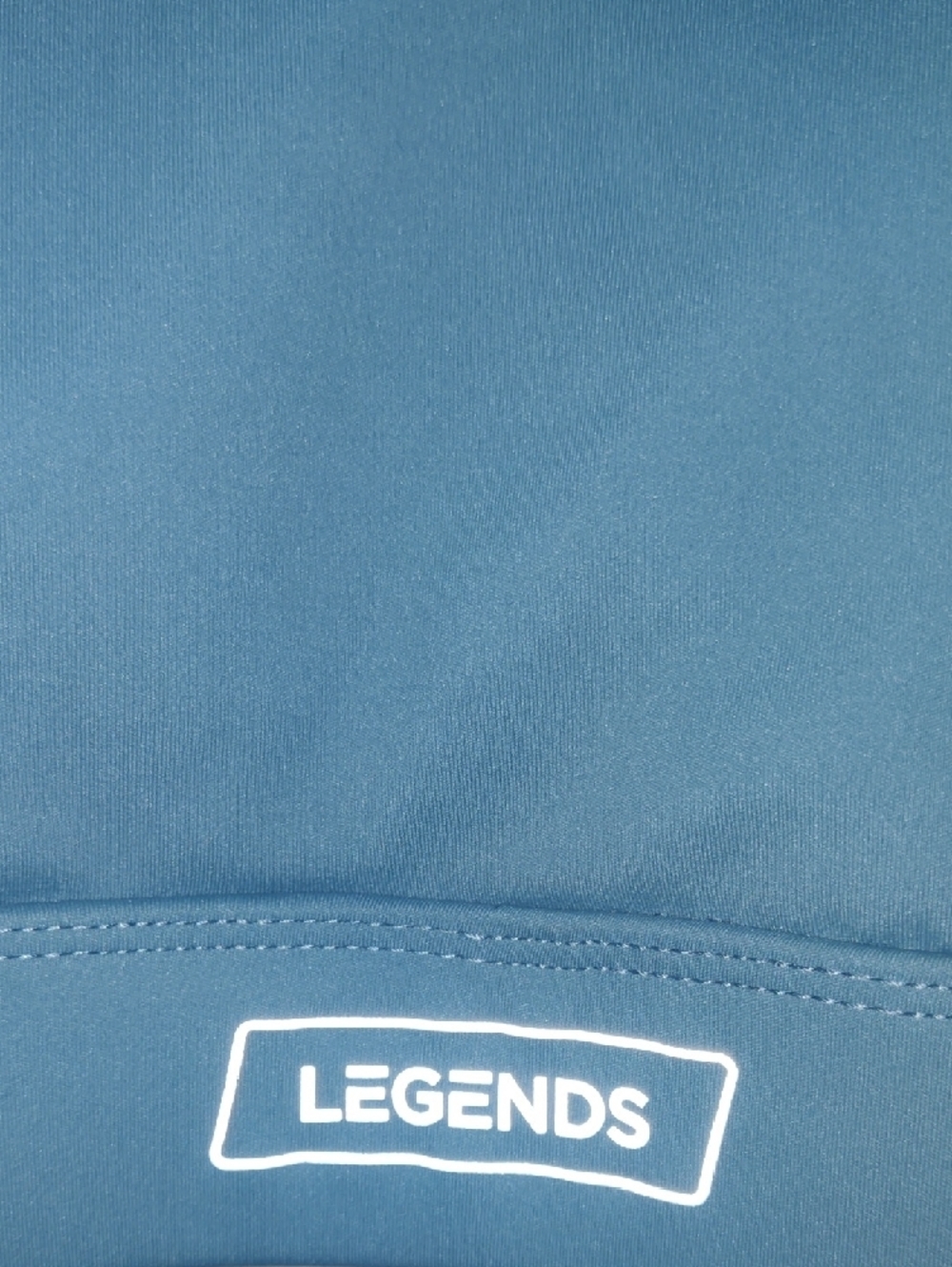 Legends Women's Blue Racerback Sports Bra - Picture 3 of 7